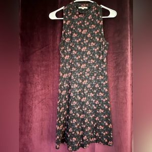 Vans Dress Black with Purple and Red Flowers